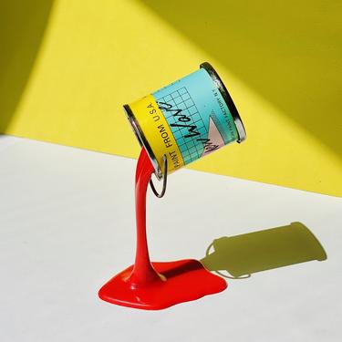 Vintage New Wave Paint Can Bank