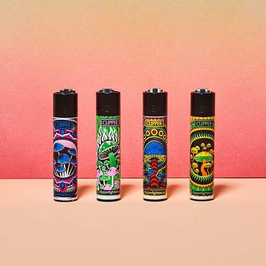 Clipper Lighters - Psychedelic Mushroom