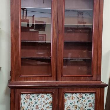 Item #V95 Victorian Mahogany Wall Cabinet / Bookcase c.1880