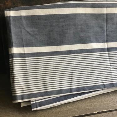 French Ticking Cover, Sack, Faded Indigo, Sewing Upholstery Projects, Project Fabric Textiles 