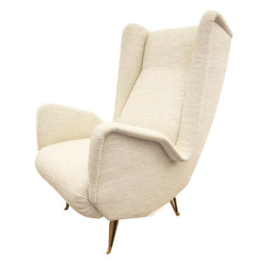 Large Wing Chair by ISA Bergamo, Italy, 1960's