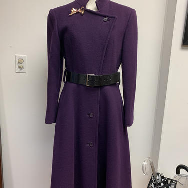 Bill Haire Inaugural Purple Coat 