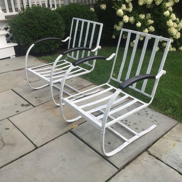Vintage Outdoor Chairs Wolfgang Hoffman 