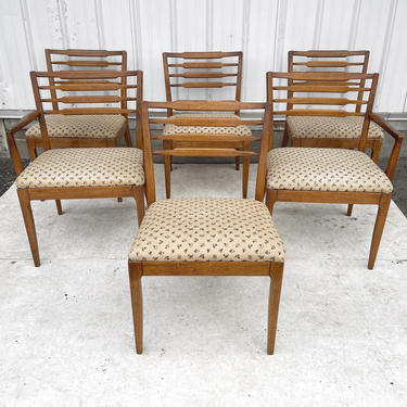 Mid-Century Dining Room Chairs- Set of Six 