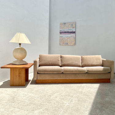 1970s Plinth Base Sofa