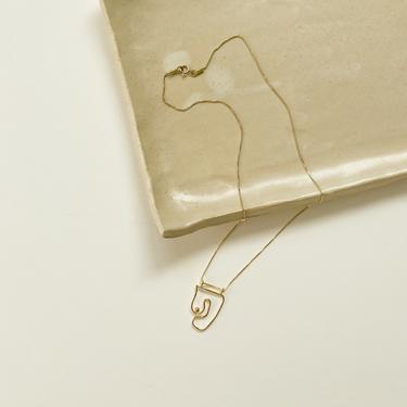 Knobbly Studio: Deconstructed Nude Necklace