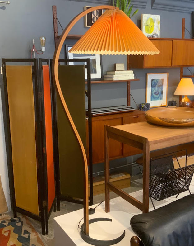 Danish Modern Bentwood Caprani Floor Lamp