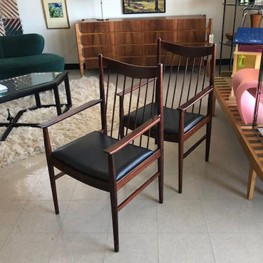 HA-C8414 Pair of Arne Vodder Rosewood Chairs for Sibast
