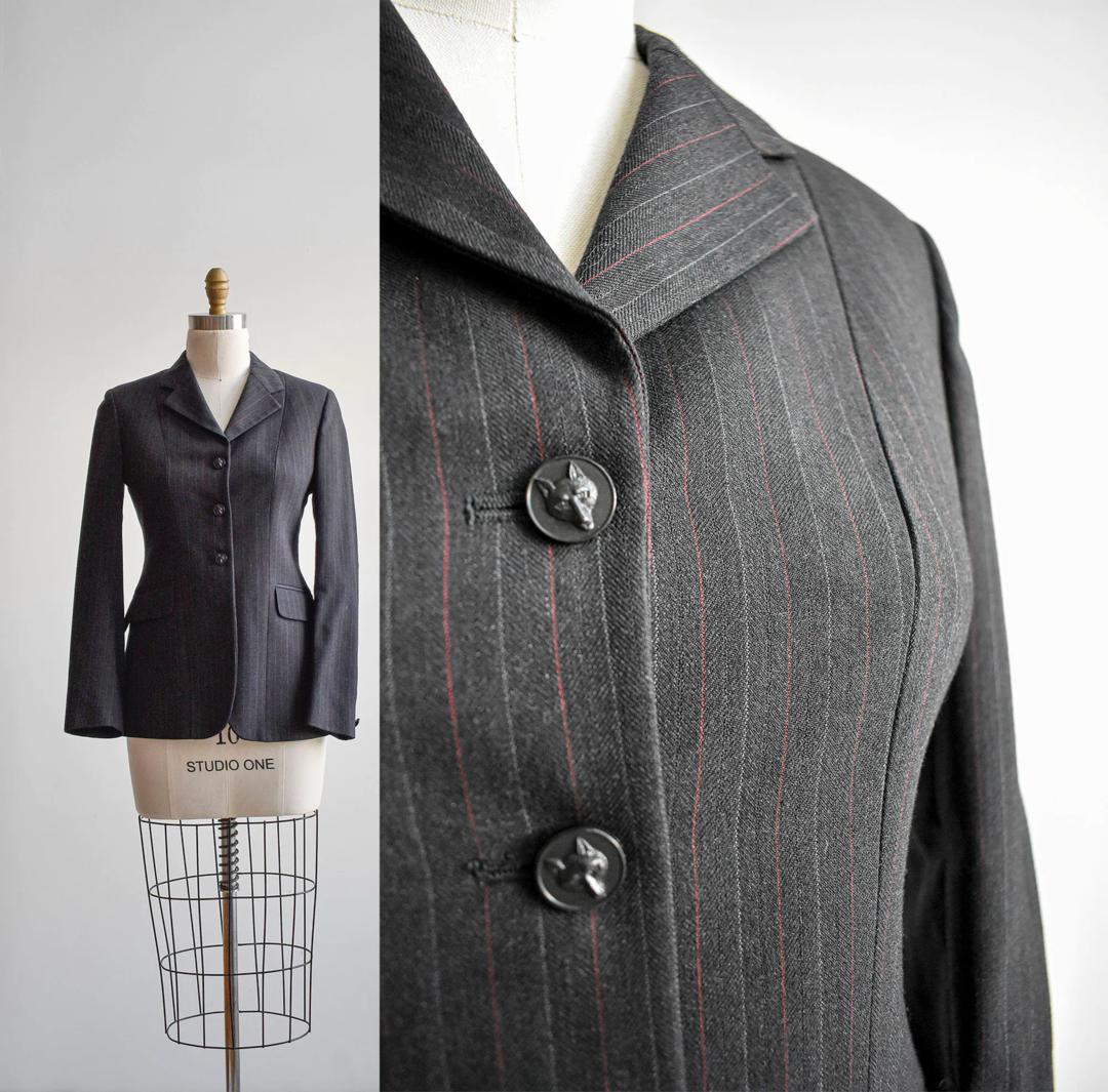 Vintage Wool Riding Jacket | Milk & Ice | Baltimore, MD