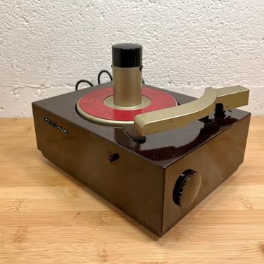 1949 RCA 45rpm 9JY Record Player, Full Restoration, Requires Tube Radio Host Connection 