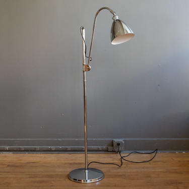 BL3S Chrome Floor Lamp by Robert Dudley Best for Bestlite