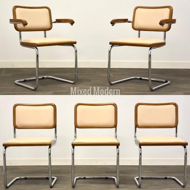 Marcel Breuer Cesca Dining Chairs- Set of 5 