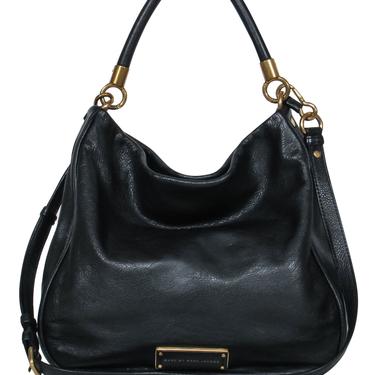 Marc by Marc Jacobs - Black Pebbled Leather Convertible Carryall