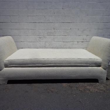 Vintage Daybed Chaise Lounge Settee Loveseat Sofa French Lounge Shabby Chic Bedroom Bed Living Room Cottage Chic Regency Antique Coastal 