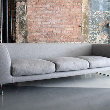 'Elan' Sofa by Jasper Morrison for Cappellini Italy (in grey wool)