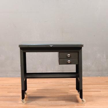Small Cole Industrial Steel 2-Drawer Rolling Desk – ONLINE ONLY