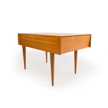 John Keal for Brown Saltman Coffee Table w/ Pull-out Drawer 