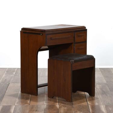 Singer Art Deco Sewing Machine & Cabinet
