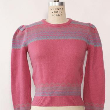 Milea Rose Fair Isle Sweater S/M