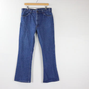 Vintage Levis Jeans / 80's Medium Wash Work Jeans / Classic Levi Denim / Sz 38 