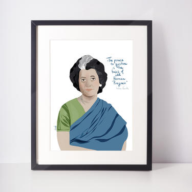 Indira Gandhi Portrait | Iconic women inspiration 