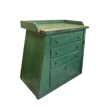 Green Chest of Drawers, Early 20th Century