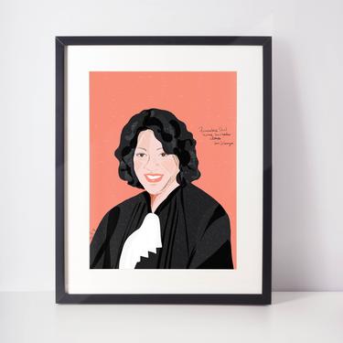 Sonia Sotomayor Portrait Art Print Wall Decor Great for office Decor Attorney Lawyer gifts 