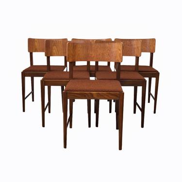 Free Shipping Within Continental US - Vintage Danish Modern Chairs Set of 6 With Bentwood Back 