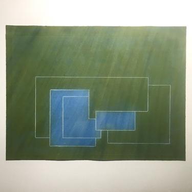 Robyn Denny Abstract Etching, Generations 2, 1978 20/35 British Modernism Listed 