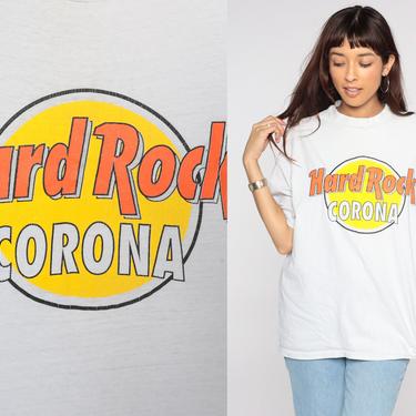 Hard Rock Cafe Shirt Corona California Tshirt 90s Tee Graphic Vintage Single Stitch Retro 1990s Large xl l 