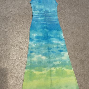 Cavalli Jeans Watercolor Dress