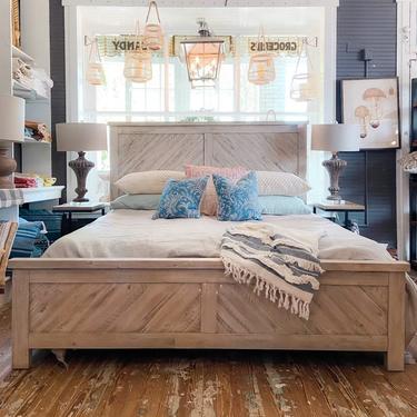 Reclaimed King Wood Bed