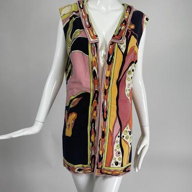 SOLD Vintage Emilio Pucci Velvet Tunic Vest 1960s