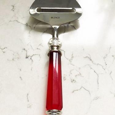 Vintage Fancy Lenox Red Cheese Slicer Collectable by LeChalet