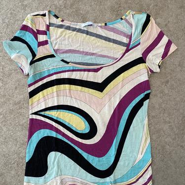 Pucci Swirl  Scoop Neck Top