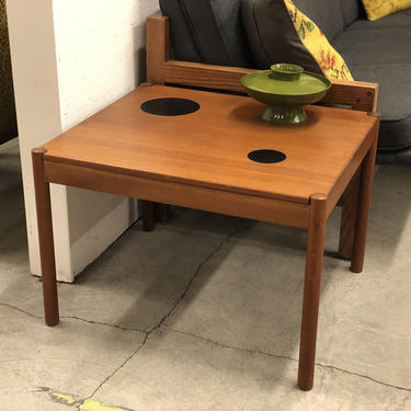 Free and Insured Shipping Within US - Magnus Olesen Danish Mid Century Modern Flip Top Teak Coffee Table Stand (Table Only) 