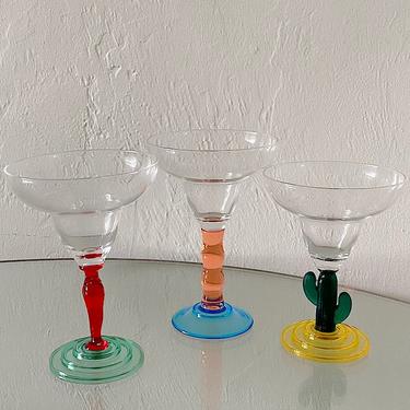 Mixed Acrylic Margarita Glasses