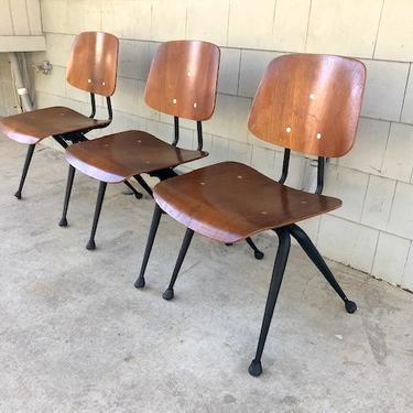 Midcentury Herman Miller Style Plywood Chairs