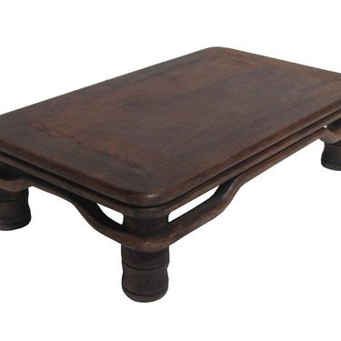 Simple Oriental Carved Legs Rectangular Display Table Stand cs550E 