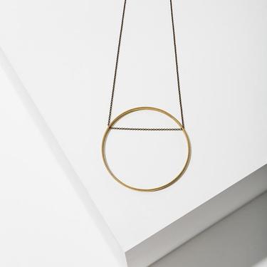 Horizon Brass Necklace