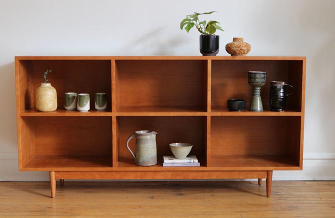 Handmade Mid Century Modern Inspired, Bookcase Made In Usa