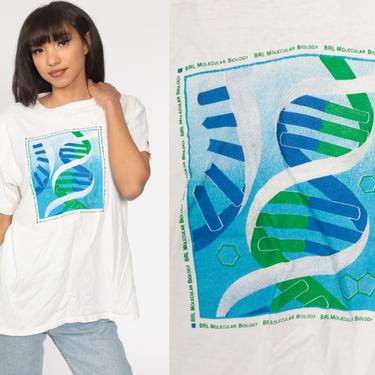 Molecular Biology Shirt Science Shirt Biologist Shirt Graphic Tshirt T Shirt 80s Tshirt 1980s Vintage Retro Tee Large 