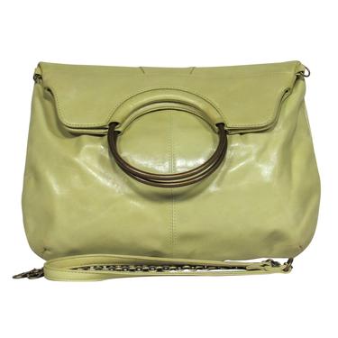Hobo International - Pale Green Leather Convertible Chain Crossbody w/ Ring Handles