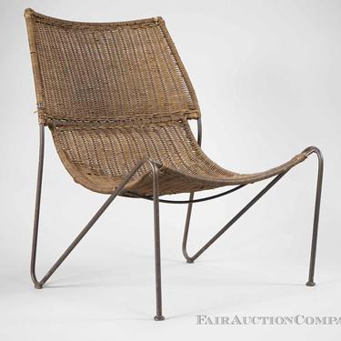 Reed Lounge Chair - Attrib. Frederick Weinberg