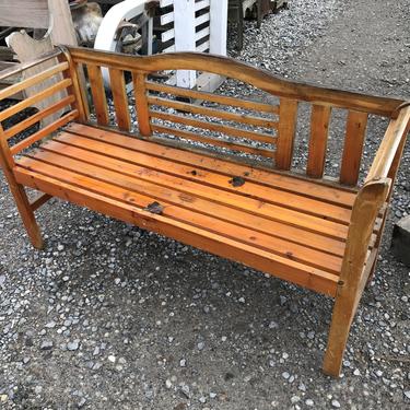 Small wooden bench 4 ft long