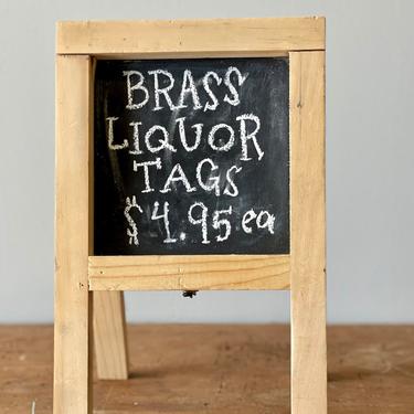 Small Easel Chalkboard | Tabletop Chalkboard | Menu | Wedding Table | Kids Room | Quote | Message Board | Retail Display | Rustic Wood 