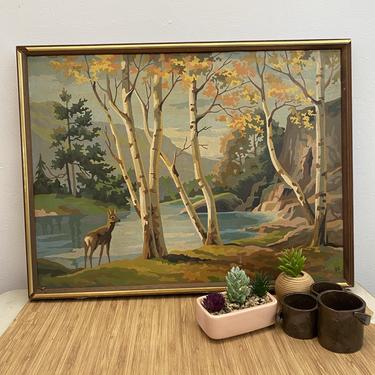 Landscape Deer Painting