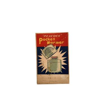 Vintage Peacock Pocket Warmer 