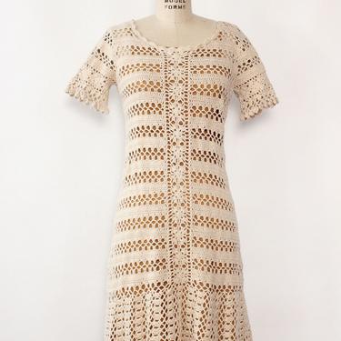 Ivory Crochet Everyday Dress M/L