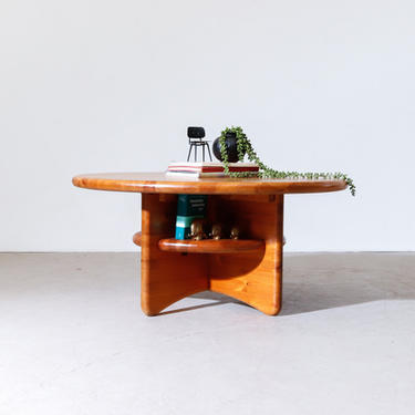 Rainer Daumiller Style Pine Coffee Table
